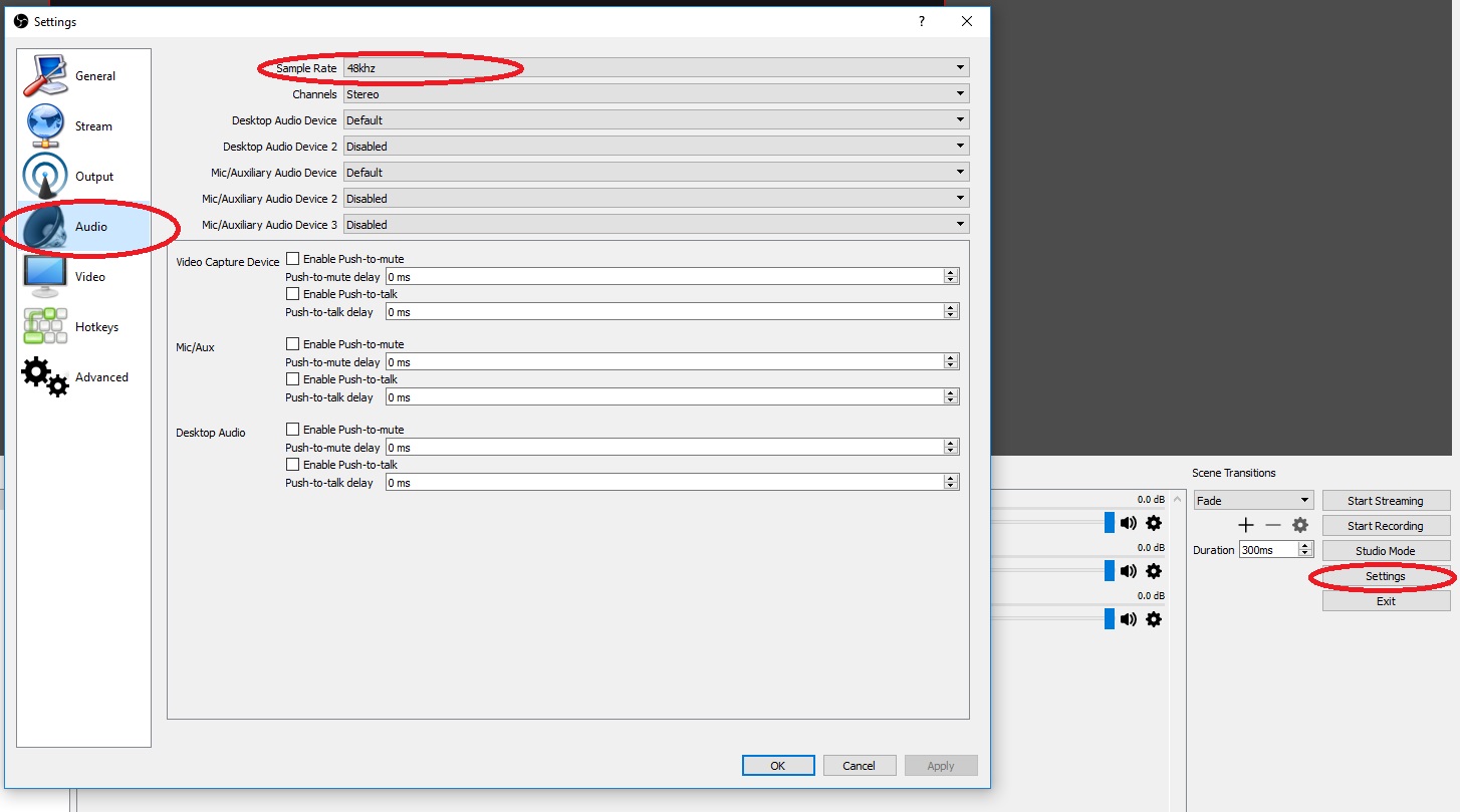 Why Is There No Audio When Running Open Broadcaster Software(OBS) With  ClonerAlliance Chert 4KC?