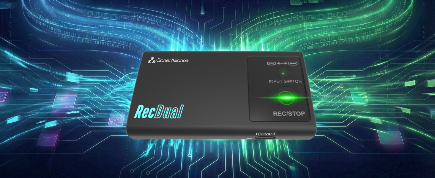 RecDual Dongle - Pocket-Size Standalone Recorder