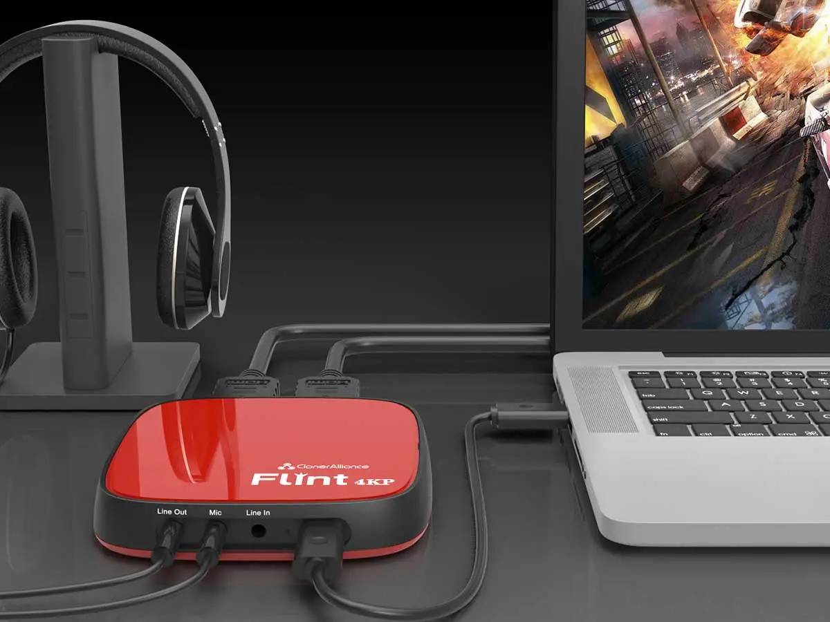 ClonerAlliance Flint 4KP Plus - A Super Portable HDMI to USB 3.0 Game  Capture Device.