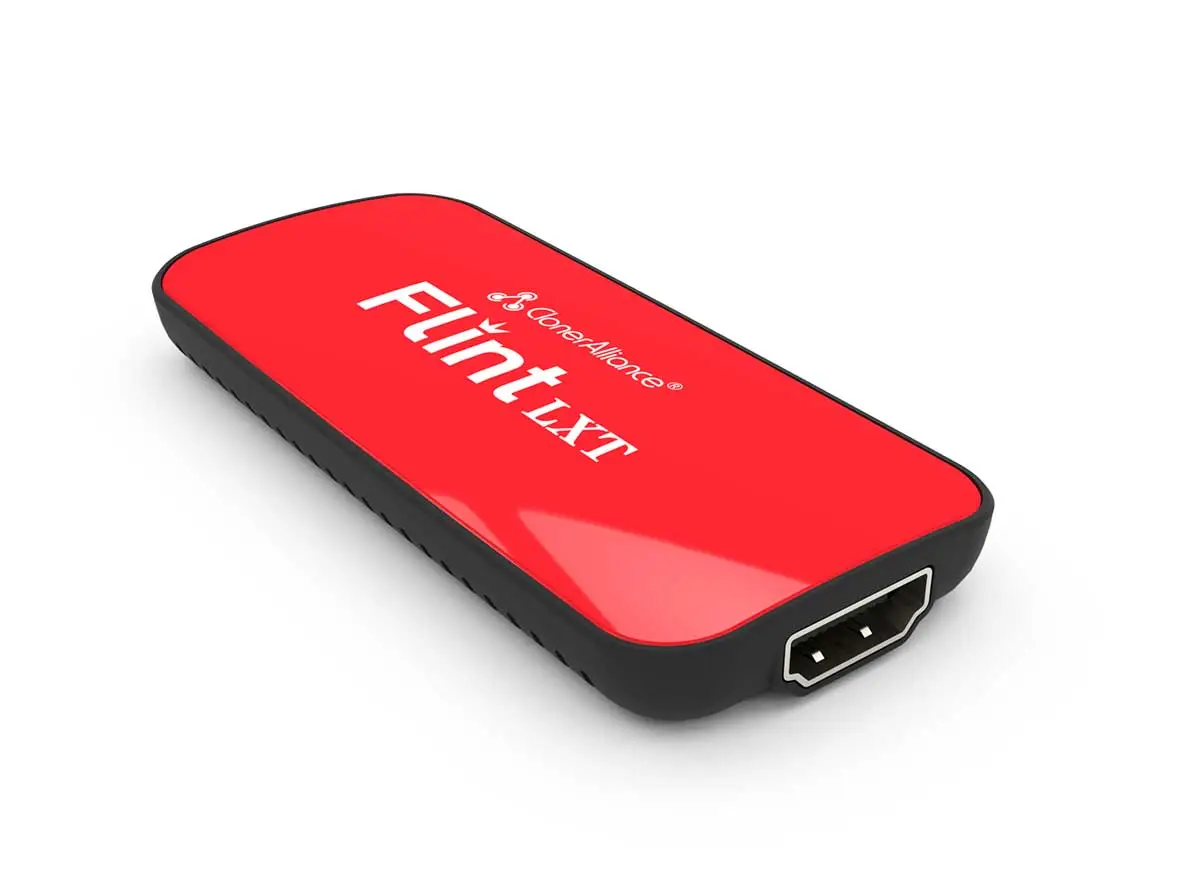  ClonerAlliance Flint LX, 1080p 60fps USB 3.0 HDMI Video Capture  Device with HDMI Out Port. Record Any HDMI Video and Game. Ultra Low  Latency. Support Android, Windows, Mac and Linux. 