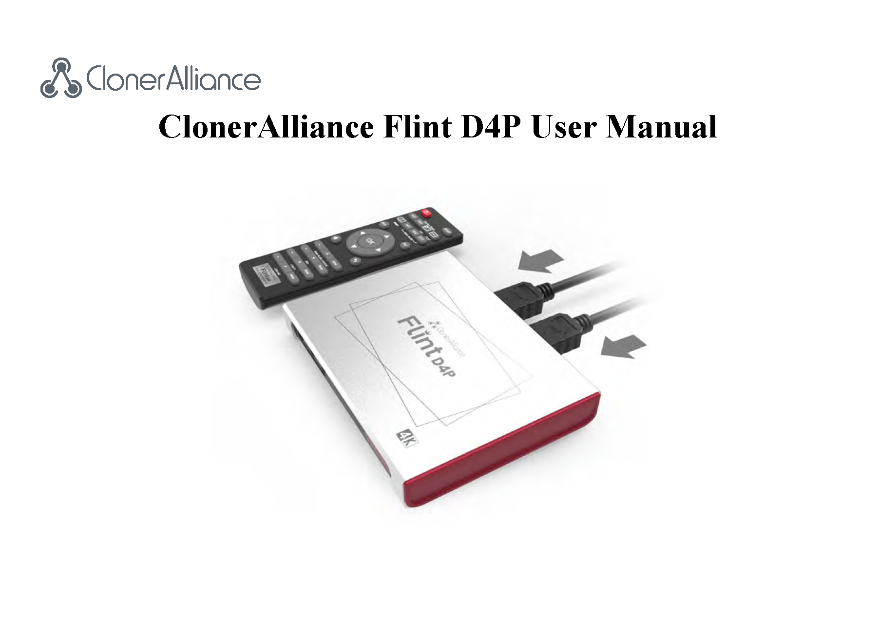ClonerAlliance - Download Products Manuals
