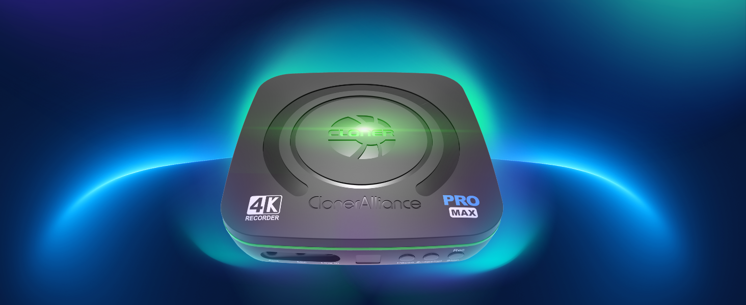 ClonerAlliance UHD Pro Max - Cinematic 4K Recorder for Content Creators